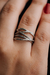 Anel Trama Diamante 18k