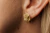Brinco Flor Diamante 18k - Bateia Joias