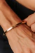 Bracelete Tubo Quadrado 18k - Bateia Joias