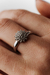 Anel ouro branco Diamante 18k - comprar online