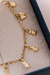 Pulseira Infantil com Pingentes 18k - comprar online