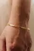 Pulseira em Ouro 18k Bracelete Meia Cana Trabalhado - Bateia Joias