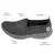 Tênis Feminino Confortável Caminhada e Academia Slip On Calce Fácil Leve Zeus 1X Preto