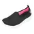 Tênis Feminino Confortável Caminhada e Academia Sem Cadarço Slip On Calce Fácil Leve Zeus 1X Preto/Pink - loja online