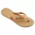 Chinelo Havaianas Feminina Elegance Lisa com Tira Grossa Nova Coleção Original Dourado na internet