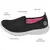 Tênis Feminino Confortável Caminhada e Academia Sem Cadarço Slip On Calce Fácil Leve Zeus 1X Preto/Pink - Rossi Shoes - Compre agora online I Calçados Femininos, Masculinos e Infantis