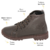 Bota Coturno Feminino Rossi Shoes Tratorada 482 Café - loja online