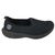 Tênis Feminino Confortável Caminhada e Academia Slip On Calce Fácil Leve Zeus 1X Preto