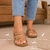 Chinelo Ortopedico Webe Flex Para Idoso Leve Macio Original 2 Fivelas Bege - comprar online