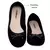 Imagem do Sapatilha Preta Feminina Moleca Microperfuros Lacinho Delicado 5726.115 Nobuck Preto