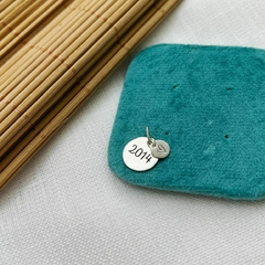 Pingente medalha dupla personalizada - comprar online