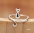 Anillo gato plata