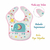 Babador com Bolso Pega Migalhas Velcro Buba - Arco Íris - comprar online