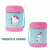 Pote Térmico com Colher Animal Fun - Buba - Unicórnio - comprar online