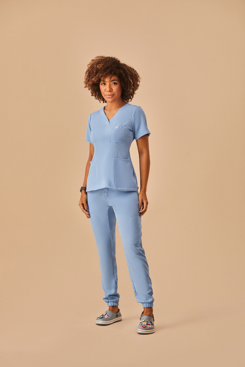 SCRUB CLARA - AZUL FARDA