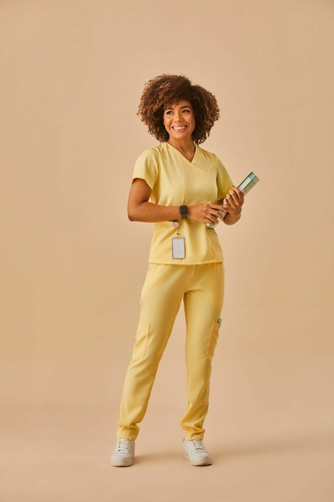 SCRUB ELOA - AMARELO