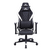 SILLA GAIA NEGRO/BLANCO: MATERIAL CUERO SINTETICO + ALMOHADILLAS LUMBAR Y CERVICAL + RUEDAS TIPO RACING en internet