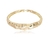 BRACELETE LISO DOURADO BANHO 18K