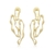 BRINCO DOURADO ACETINADO BANHO OURO 18K