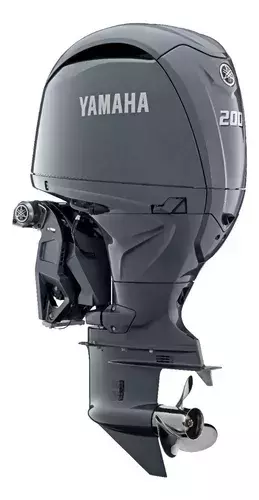 Motor de Popa Yamaha 200HP - F200QETX - Rabeta 25" - 4 Tempos