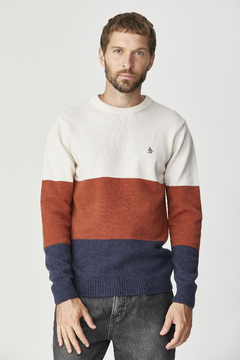 Sweater Bremer en Bloque de Colores Penguin.