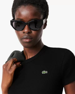 Remera de RIB Slim Fit para Mujer