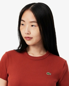 Remera de RIB Slim Fit para Mujer