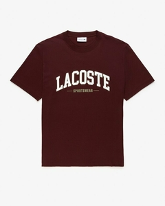 Remera con Estampa Lacoste.