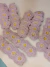 Kit com 10 flores em tricô - lilás na internet