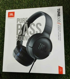 Fone JBL Tune 500 Preto Com Fio