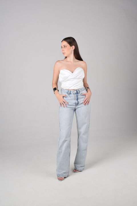 Blusa Draped Branca - comprar online