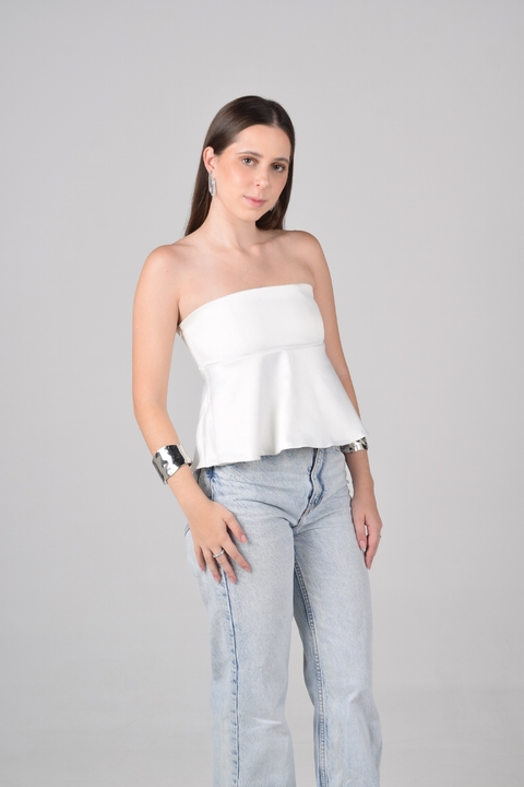 Blusa Flared Branca - comprar online