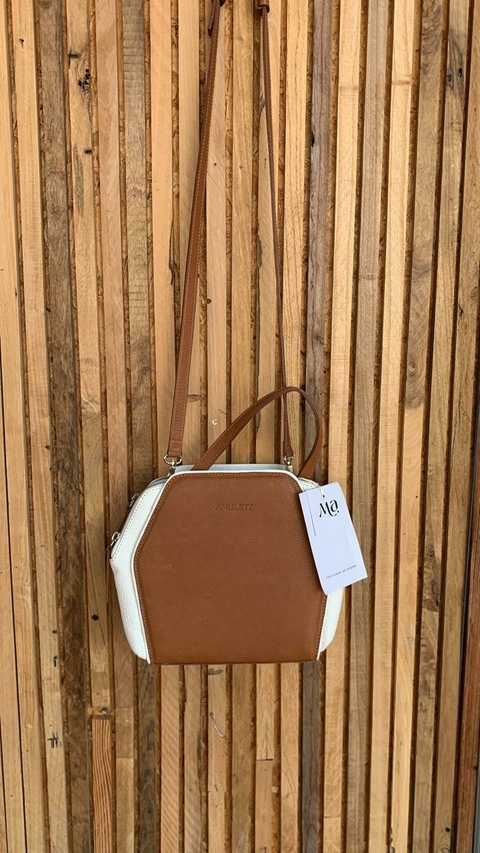 Cartera Amelie Suela y Blanca