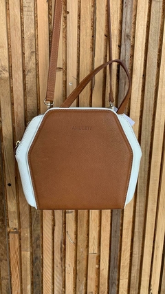 Cartera Amelie Suela y Blanca - comprar online