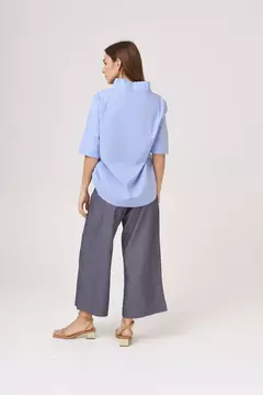 Camisa Malva Celeste en internet