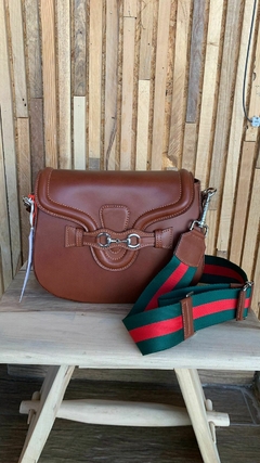 Cartera Anilina con tira