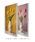 Conjunto de 2 Quadros Decorativos Tulipas