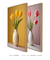 Conjunto de 2 Quadros Decorativos Tulipas