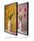 Conjunto de 2 Quadros Decorativos Tulipas