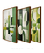 Conjunto de 3 Quadros Decorativos Serenidade Urbana na internet