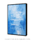 Quadro Decorativo Abstrato Azul Água 01 - Garagem dos Quadros