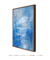 Quadro Decorativo Abstrato Azul Água 01 - Garagem dos Quadros