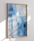 Quadro Decorativo Abstrato Azul Água 03