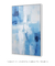 Quadro Decorativo Abstrato Azul Água 03