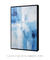 Quadro Decorativo Abstrato Azul Água 03 - Garagem dos Quadros