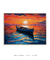 Quadro Decorativo Barco Por do Sol