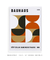 Quadro Decorativo Bauhaus 1919 Suterlin Marrom - loja online