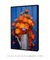 Quadro Decorativo Bule com Flores Laranjas - loja online