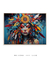 Quadro Decorativo Mulher com Penas Coloridas na internet