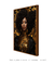 Quadro Decorativo Mulher Preta com detalhes Dourado 02 - Garagem dos Quadros